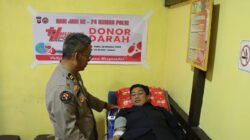 HUMAS POLRES KETAPANG GELAR DONOR DARAH SERENTAK DALAM RANGKA HUT HUMAS POLRI KE-74