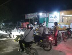 Polsek Tumbang Titi Laksanakan Patroli Kamtibmas di Malam Hari, Wujudkan Rasa Aman di Tengah Masyarakat