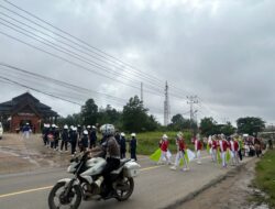 Polres Sekadau Amankan Pawai Sumpah Pemuda, Lalin Berjalan Lancar dan Tertib