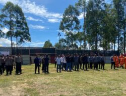 Polres Sanggau Gelar Apel Kesiapan Pengamanan Konser Musik Pusat Damai Fest 2025, Pastikan Kegiatan Berjalan Aman dan Kondusif