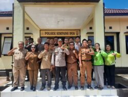 Kapolsek Simpang Dua Gelar Kegiatan “Jum’at Curhat” Bersama Forkopincam dan Para Kades