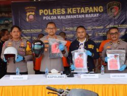 Polres Ketapang Gelar Konferensi Pers Kasus Curanmor Yang sempat Viral Di Media Sosial