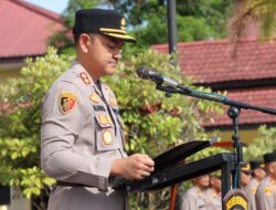 Kapolres Ketapang Pimpin Pelaksanaan Sertijab Pejabat Utama Polres dan Kapolsek Jajaran