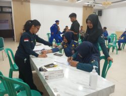 SAT POLAIRUD POLRES KETAPANG GELAR AKSI DONOR DARAH DALAM RANGKA HUT POLAIRUD KE-75 TAHUN 2025
