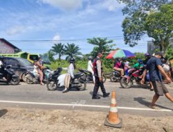 SAT SAMAPTA POLRES KETAPANG GELAR PATROLI UNTUK CIPTAKAN SITUASI KONDUSIF DI KOTA KETAPANG