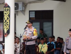 Kapolres Sekadau AKBP Donny Pimpin Apel Gelar Pasukan Operasi Zebra Kapuas 2025