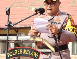 Kapolres Melawi Sampaikan Sasaran Prioritas Operasi Zebra Kapuas 2025