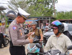 Polres Sintang Intensifkan Operasi Zebra Kapuas 2025, Masuki Hari Kedua Penindakan di Tiga Titik