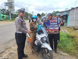 Polres Sekadau Gencarkan Larangan Knalpot Brong di Tengah Operasi Zebra Kapuas 2025