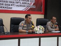 Polres Sekadau Laksanakan Sosialisasi Perpol Nomor 7 Tahun 2025 tentang SOTK Polres dan Polsek