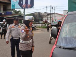Ops Zebra Kapuas 2025, Polres Ketapang Terus Berikan Edukasi Tertib Berlalu Lintas di Pos Ale-Ale