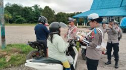Personel Ops Zebra Kapuas 2025 Polres Melawi Gelar Penertiban di Terminal Sidomulyo Nanga Pinoh