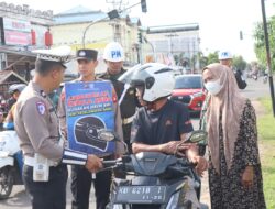 Sepekan Ops Zebra Kapuas 2025, Polres Ketapang Keluarkan 5 Tilang, 242 Teguran dan 21 Pernyataan Tertulis