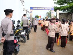 Polres Sintang Amankan Pembukaan Raimuna Daerah Pramuka Kalbar 2025 di Stadion Baning