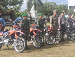 Mewakili Kapolres Ketapang, Kabag SDM Hadiri Apel Gabungan Kesiapsiagaan Bencana