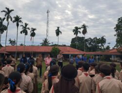 HUT Ke-54 Korpri, Polantas Sekadau Edukasi Ops Zebra di SMP PGRI 2