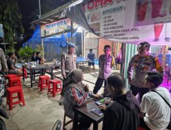 Kapolsek Manis Mata Pimpin Patroli Dialogis Guna Ciptakan Kamtibmas Kondusif