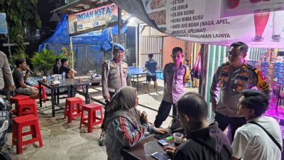 Kapolsek Manis Mata Pimpin Patroli Dialogis Guna Ciptakan Kamtibmas Kondusif