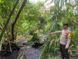 Personel Polsek Belimbing Mitigasi Bukit Matuk