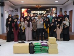 Polres Sintang Gelar Syukuran Ulang Tahun Kapolres Sembari Berbagi Kepada Anak-Anak Panti Asuhan