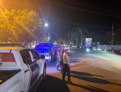 Ps Kabaglog Polres Ketapang Pimpin Patroli Dialogis, untuk Cegah Aksi Balap Liar di Wilayah Kota Ketapang