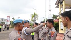 Kasipropam Polres Ketapang Pimpin Gaktiblin, Tekankan Kerapian dan Kedisiplinan Anggota