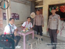 Memberikan Imbauan Saat Laksanakan Patroli Siang