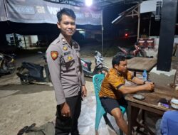 Giatkan Patroli Malam Polsek Kuala Behe Antisipasi Gangguan Kamtibmas