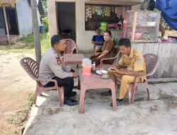 Polisi Menyapa Warga Saat Patroli Siang, Keamanan Wilayah Mandor Terjaga