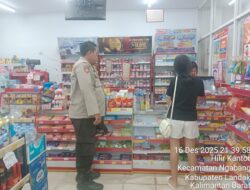 Polsek Ngabang Gelar Patroli Malam, Kapolsek Tekankan Peran Aktif Masyarakat