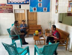 Humanis dan Penuh Keakraban, Petugas Polsek Meranti Sambangi Warga