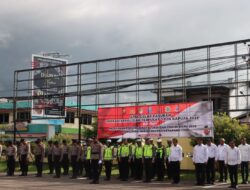 Kapolres Ketapang Pimpin Apel Gelar Pasukan Operasi Kepolisian Terpusat “Lilin Kapuas 2025”