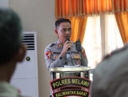 Polres Melawi Polda Kalbar Siap Amankan Nataru 2025, Turunkan 120 Personel dan Bersinergi dengan Instansi Terkait