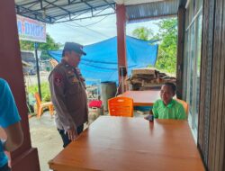 Patroli Kamtibmas Polsek Kuala Behe Jaga Keamanan Dan Kondusifitas di Lingkungan Masyarakat