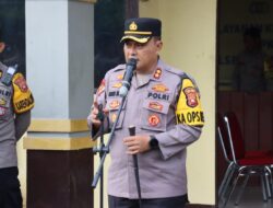 Kapolres Melawi Menekankan Humanis Dalam Pengamanan Nataru