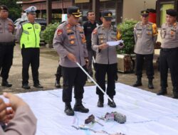 Ka Ops Polres Melawi Pimpin Langsung TFG Pengamanan Natal dan Tahun Baru