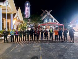 Ops Lilin Kapuas 2025, Polres Ketapang Bersama Instansi Terkait Laksanakan Patroli Gabungan Sambang Ke Tempat Ibadah Dan Pusat Keramaian