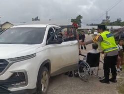 Di Hari Natal, Polres Landak Tunjukkan Wajah Humanis Polri