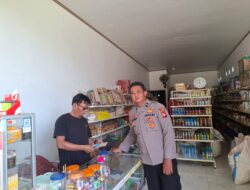 Patroli Rutin Polsek Kuala Behe, Ajak Warga Jaga Kondusifitas Kamtibmas Bersama