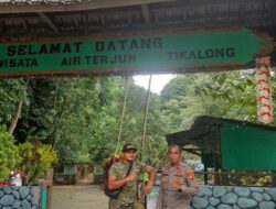 Patroli Monitoring Libur Natal, Polsek Mempawah Hulu Pantau Aktivitas Masyarakat di Objek Wisata