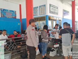 Polsek Ngabang Menyasar Terminal, Pusat Perbelanjaan, Serta Lokasi-lokasi Yang Dianggap Rawan Saat Berpatroli