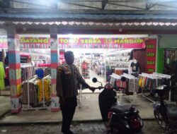 Patroli Malam Jadi Ajang Silaturahmi Polisi dengan Warga Air Besar