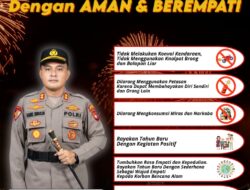 Kapolres Melawi Ajak Masyarakat Sambut Tahun Baru 2026 dengan Kepedulian dan Menjaga Kamtibmas