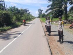 Amankan Perjalanan Warga, Polsek Toba Intensifkan Patroli Jalur Mudik