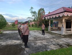 Ciptakan Kamtibmas Kondusif, Polsek Kuala Behe Amankan Pergantian Tahun Baru