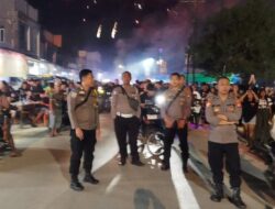 Personel Polsek Mempawah Hulu Amankan Pergantian Malam Tahun Baru 2025–2026