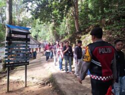 Satgas Preventif Polres Sanggau Amankan Aktivitas di Wisata Pancur Aji