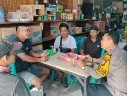 Kapolsek Matan Hilir Selatan Gelar Ngopi Bareng Bersama Tokoh Masyarakat Desa Pesaguan Kiri