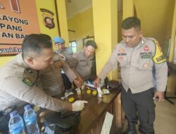 Kasipropam Polres Ketapang Pimpin Gaktiblin di Polsek Jajaran