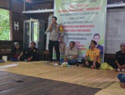 Kapolsek Jelai Hulu Laksanakan Sambang Tokoh Masyarakat dan Tokoh Adat di Desa Penyarang